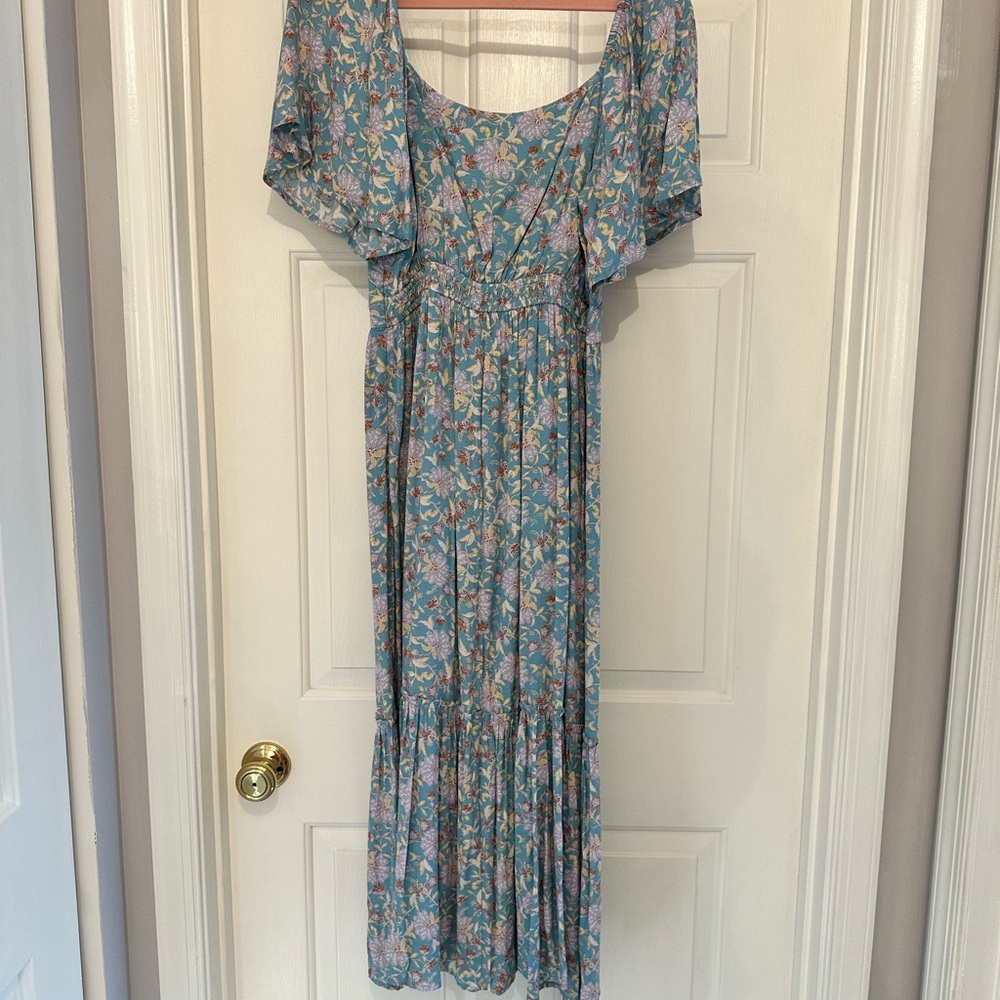 Petal & Pup Blue Floral Dress